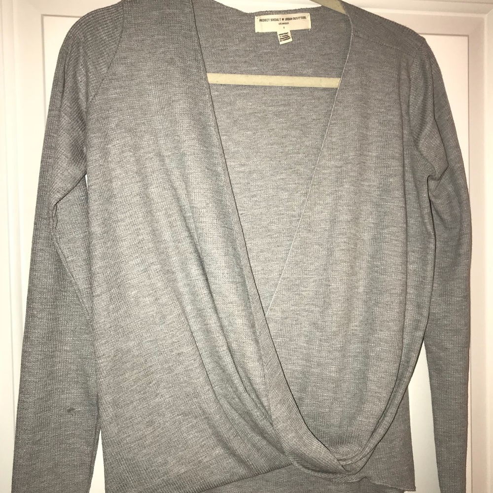 Project Social T wrap top (Urban Outfitters)